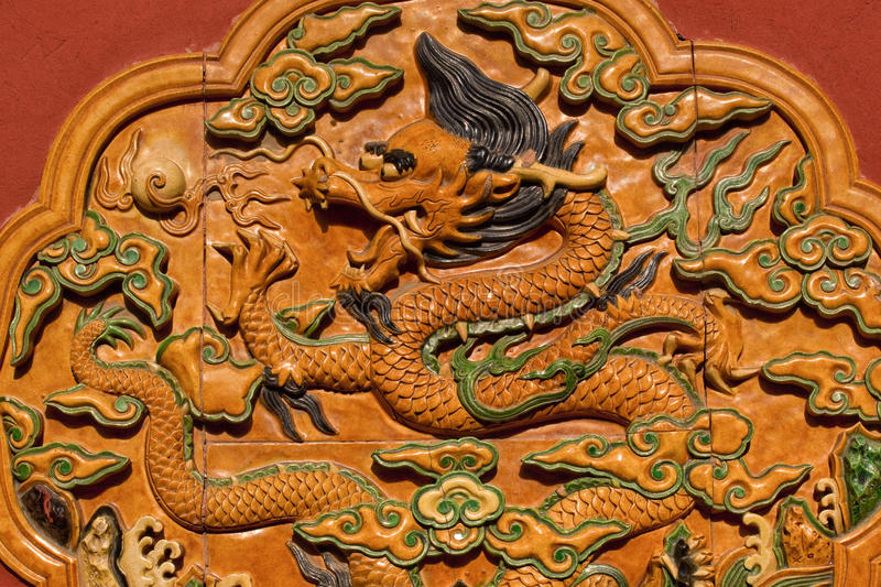 Dragon Ceramic Decoration Forbidden City Beijing